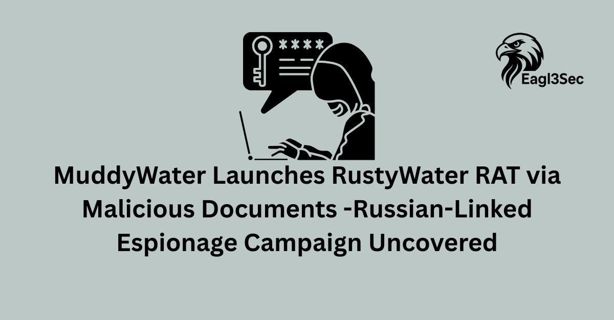 MuddyWater Launches RustyWater RAT